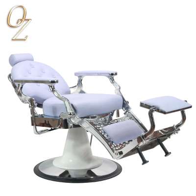 New Arrival Man Barber Furniture Vintage Style Wholesale Durable Barber Chair Reclining Hydraulic Pump