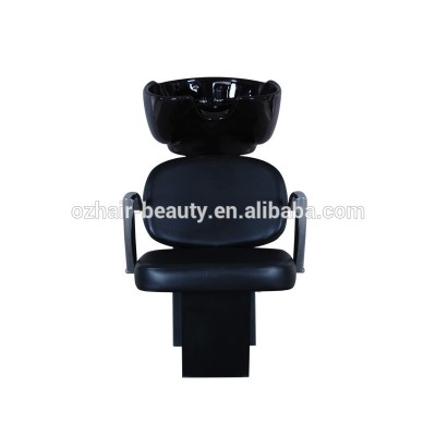 Beauty Salon Back Wash Shampoo Chair and Sink Bowl Unit With Vacuum Breaker