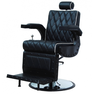 Customer Information Form Adjustable Hair Salon Lay Down Hydraulic Pump 360 Degree Rotation Barber Chair