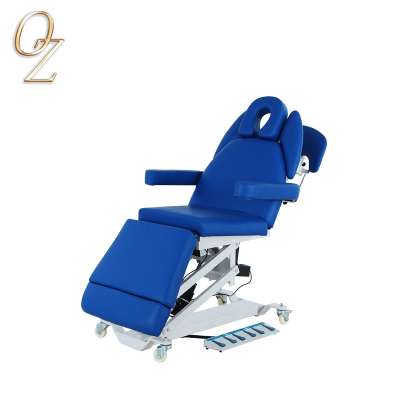 Blue Examination Table Medical Diagnosis Bed Physiotherapy Chair