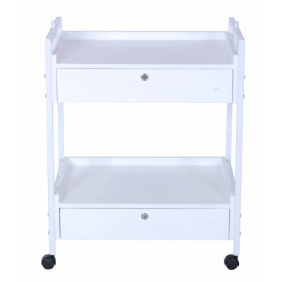 best selling wood beauty salon trolley cart manicure trolley