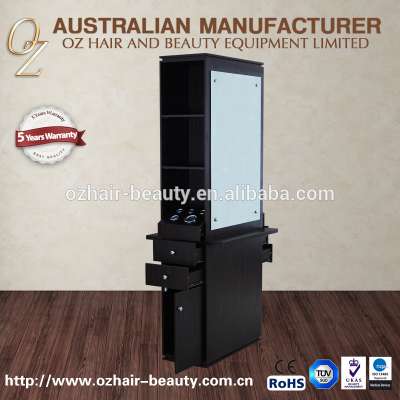 Double Sided Salon Styling Station Salon Furniture Mirror Beauty Salon Design