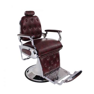 High Quality Fiber PU And High Density Sponge Inside Salon Furniture Barber Chair