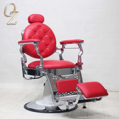 New Arrival 2020 Competitive Barber Equipment Furniture Vintage Style Wholesale Durable Barber Chair Reclining Hydraulic Pump